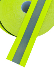 Reflektierende Streifen zum Aufnähen kombiniert - feuerfestes - Breite 50 mm Packung 1 m Reflektierende Streifen zum Aufnähen kombiniert - feuerfestes - Breite 50 mm Packung 1 m